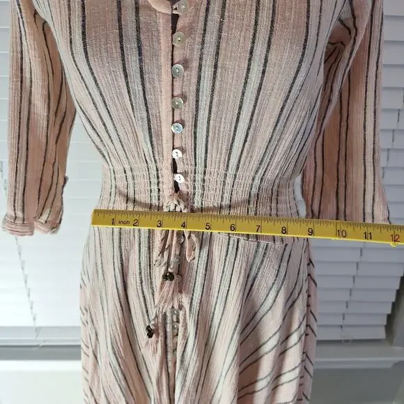 Spell and the Gypsy Size M Coral Island Boho Dancers Maxi Dress - Picture 4 of 12